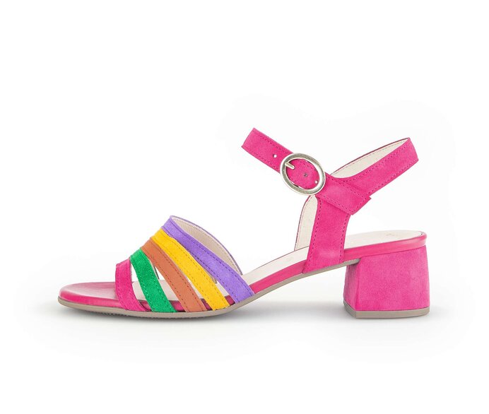 Gabor Riemchensandale Multicolour - Rauleder