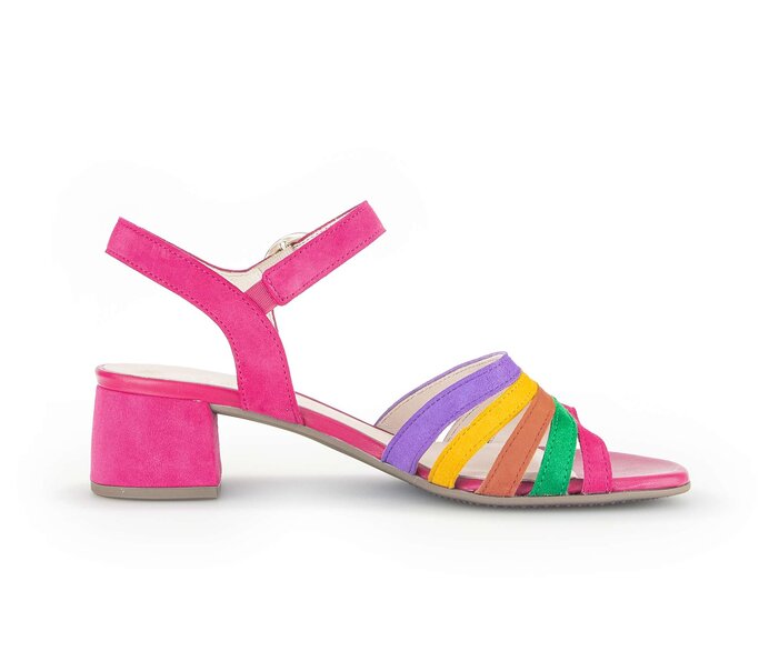 Gabor Riemchensandale Multicolour - Rauleder