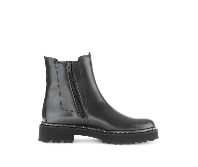 Gabor Chelsea Boot Schwarz - Glattleder