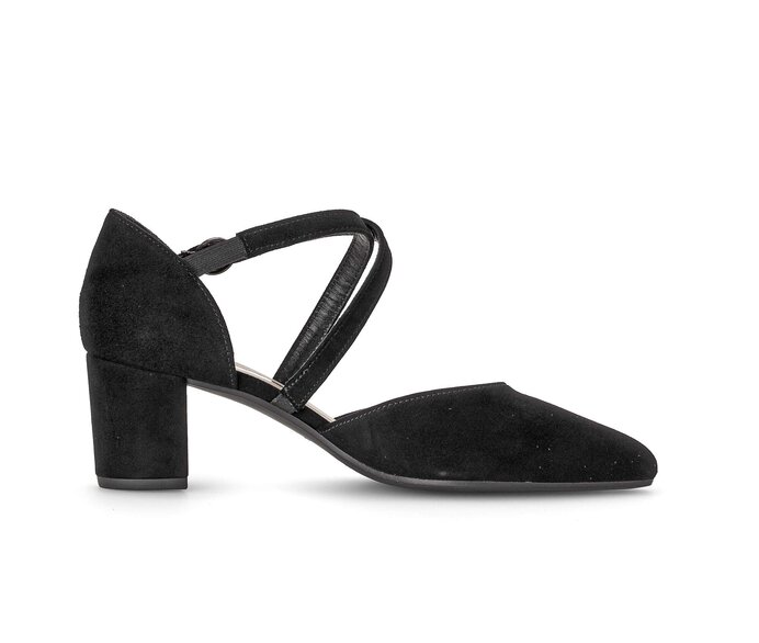 Gabor Spangenpumps Schwarz - Rauleder