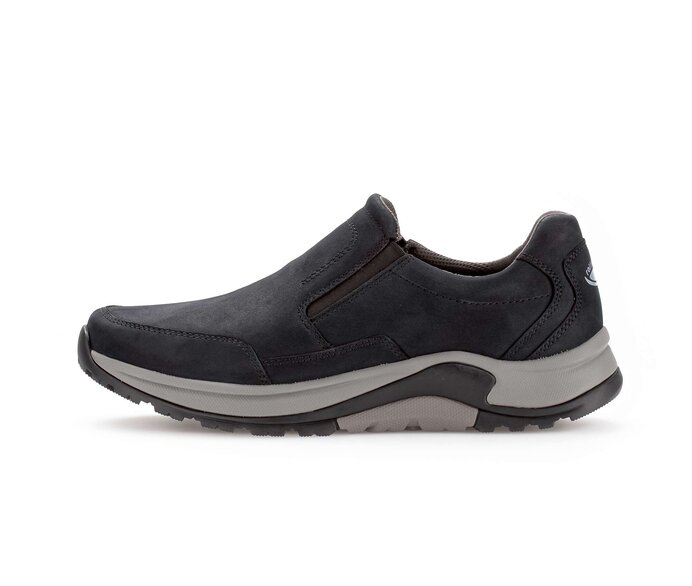 Gabor Rollingsoft Slipper Blau - Nubuk