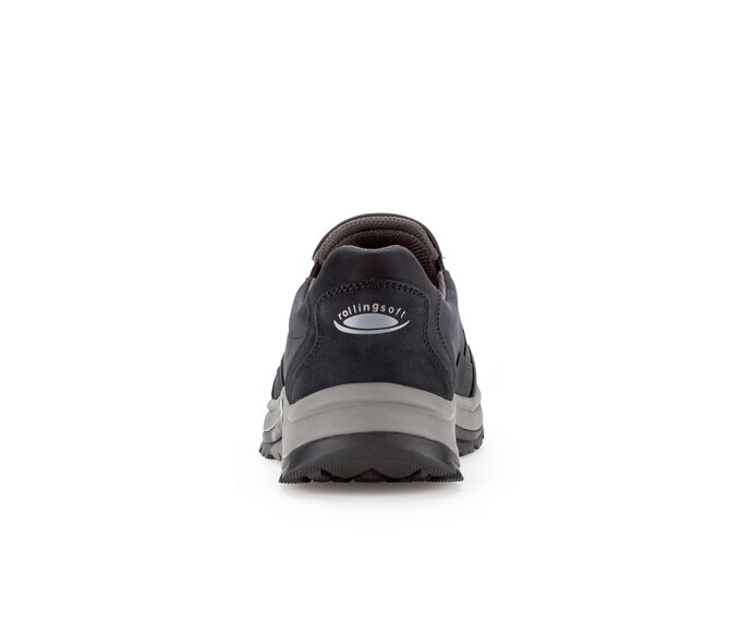Gabor Rollingsoft Slipper Blau - Nubuk