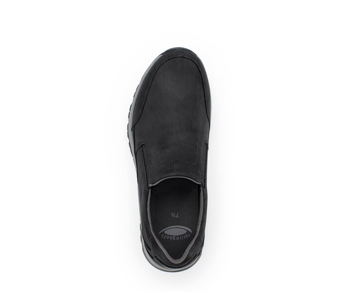 Gabor Rollingsoft Slipper Blau - Nubuk