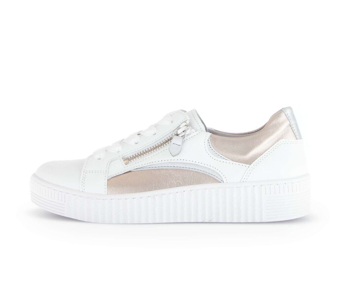 Gabor Sneaker Low Weiß - Glattleder