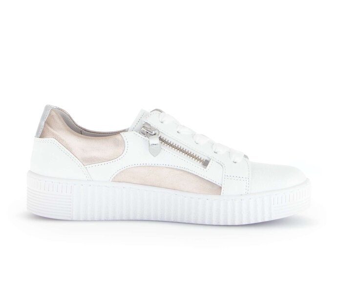Gabor Sneaker Low Weiß - Glattleder