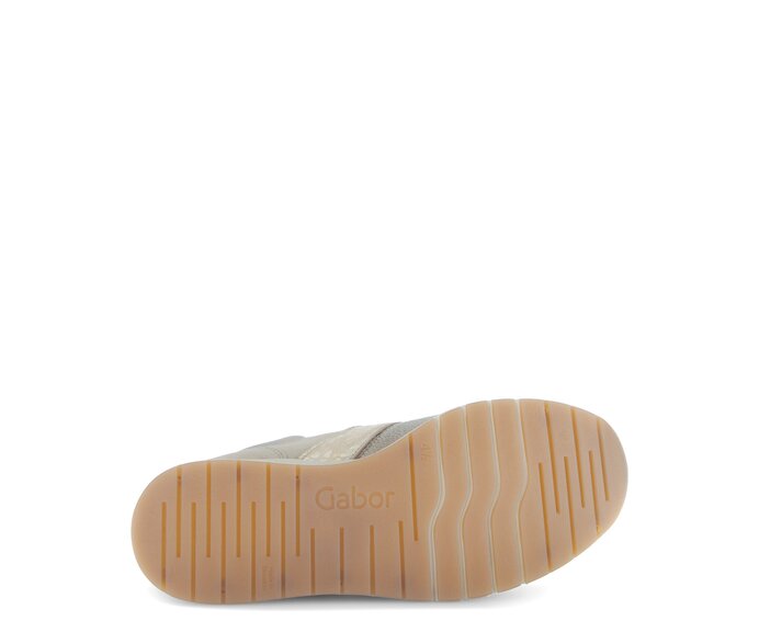 Gabor Sneaker Low Beige - Materialmix Leder/Lederimitat