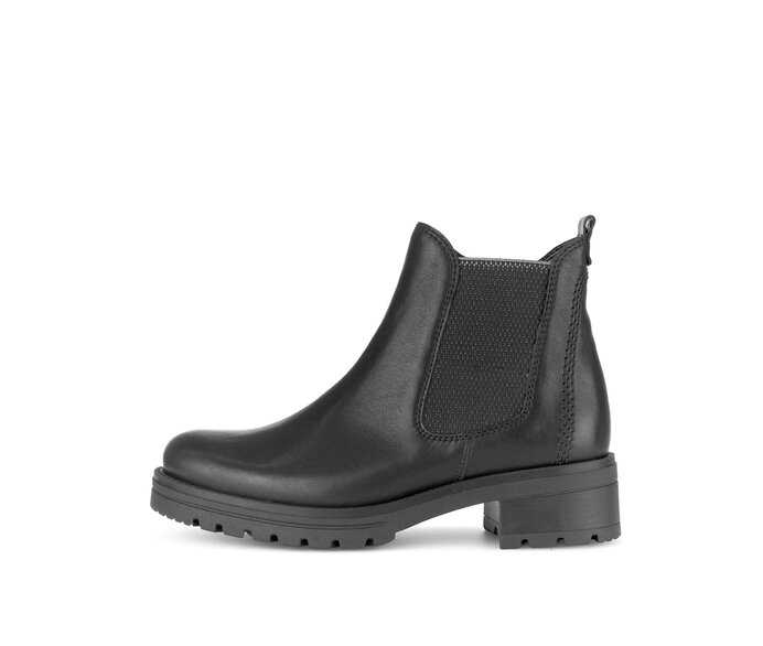 Gabor Chelsea Boot Schwarz - Glattleder