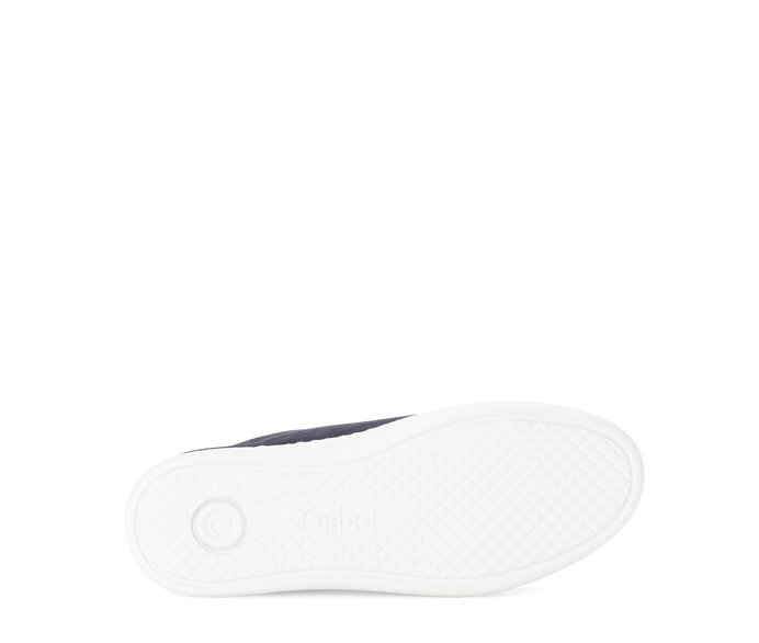 Gabor Sneaker Low Blau - Materialmix Leder