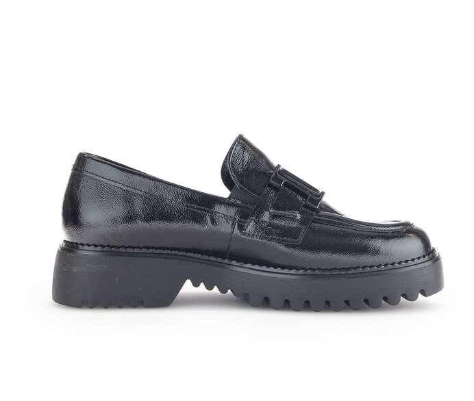 Gabor Loafer Schwarz - Lackleder