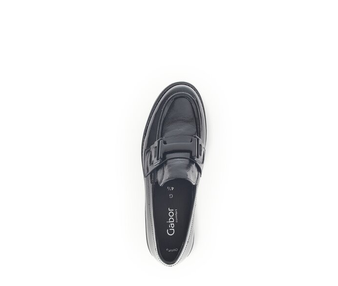 Gabor Loafer Schwarz - Lackleder