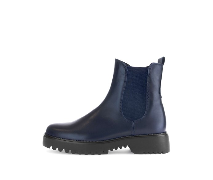 Gabor Chelsea Boot Blau - Glattleder