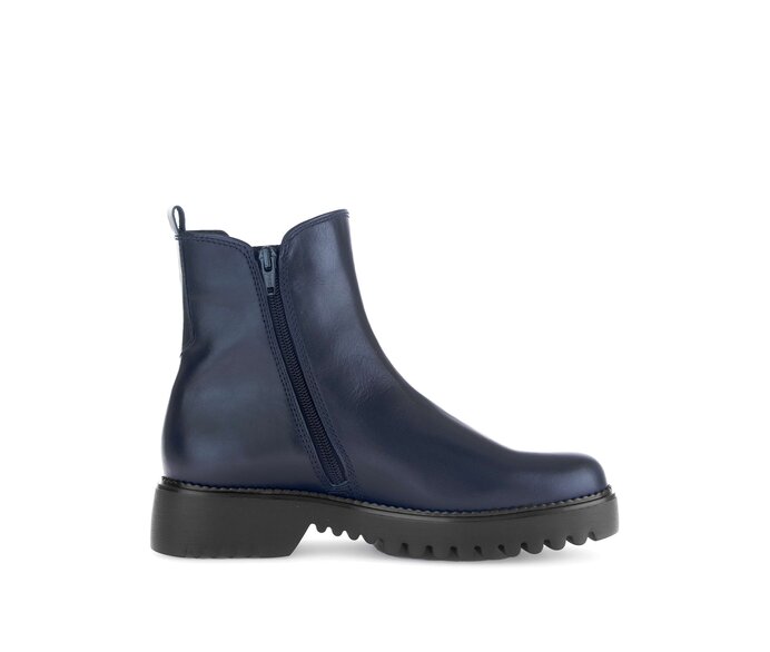Gabor Chelsea Boot Blau - Glattleder