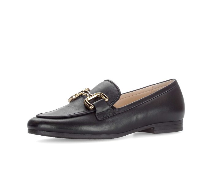Gabor Slipper Blau - Glattleder