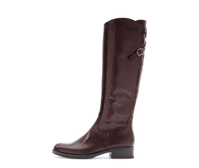 Gabor Eleganter Stiefel Rot - Glattleder