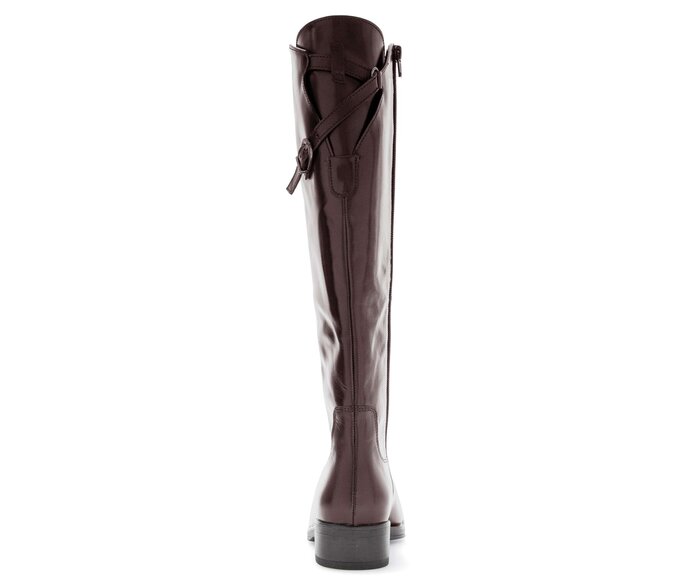 Gabor Eleganter Stiefel Rot - Glattleder