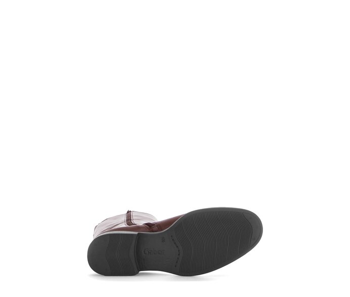 Gabor Eleganter Stiefel Rot - Glattleder