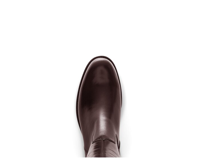 Gabor Eleganter Stiefel Rot - Glattleder