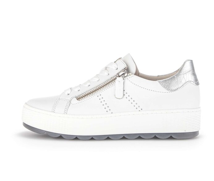 Gabor Sneaker Low Weiß - Glattleder