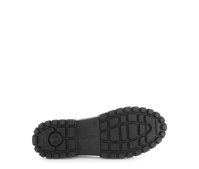Gabor Biker Boots Schwarz - Glattleder