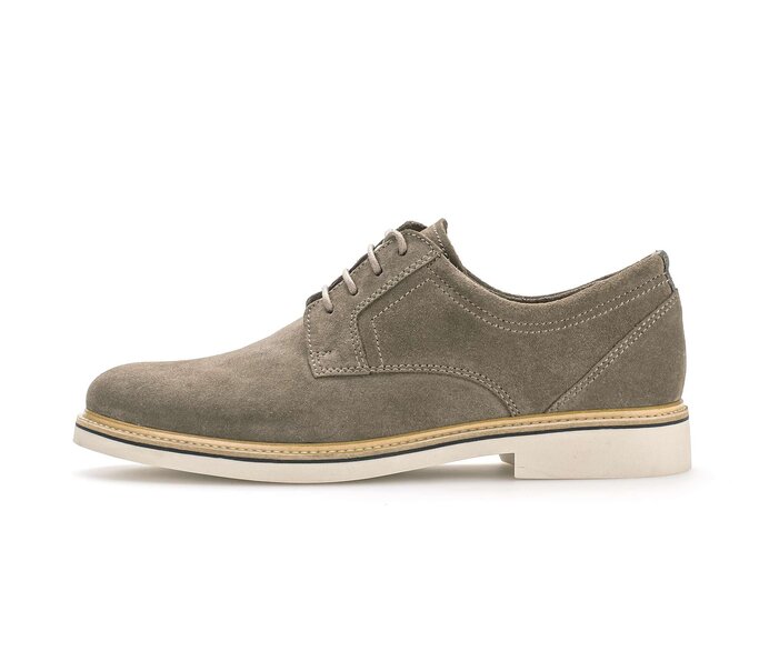 Pius Gabor Schnürschuh Beige - Rauleder