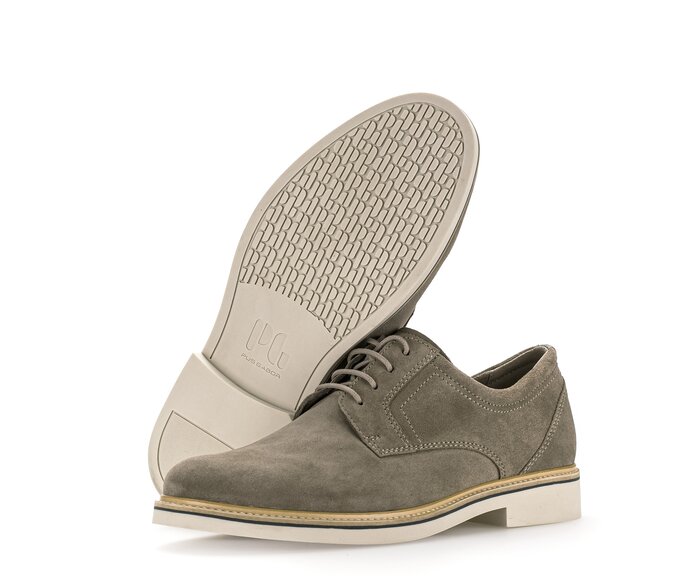 Pius Gabor Schnürschuh Beige - Rauleder