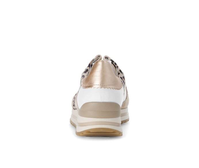 Gabor Sneaker Low Beige - Materialmix Leder
