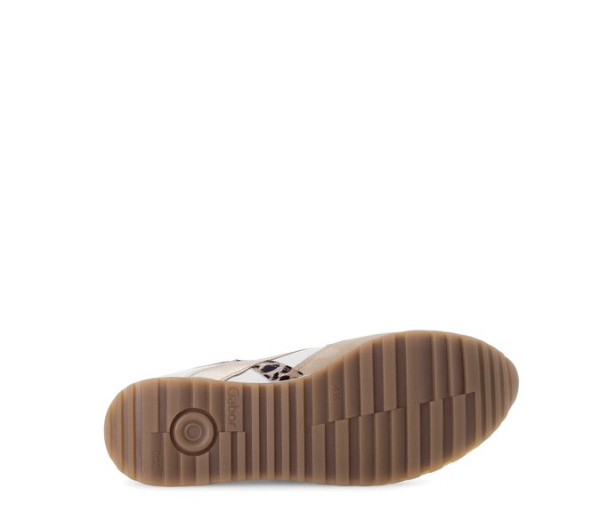 Gabor Sneaker Low Beige - Materialmix Leder