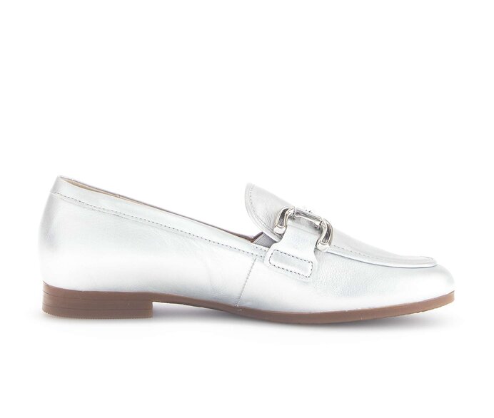 Gabor Slipper Silber - Effektleder