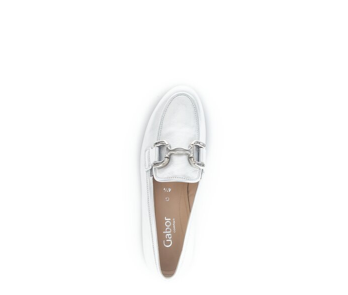 Gabor Slipper Silber - Effektleder