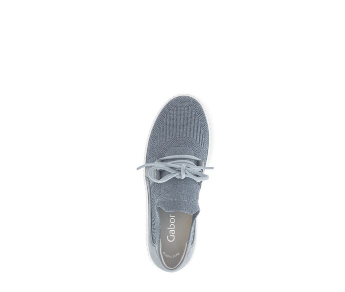 Gabor Sneaker Low Blau - Materialmix Leder/Lederimitat