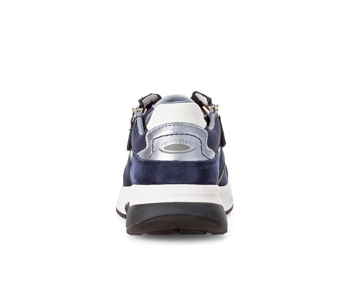 Gabor Sneaker Low Blau - Materialmix Leder/Lederimitat
