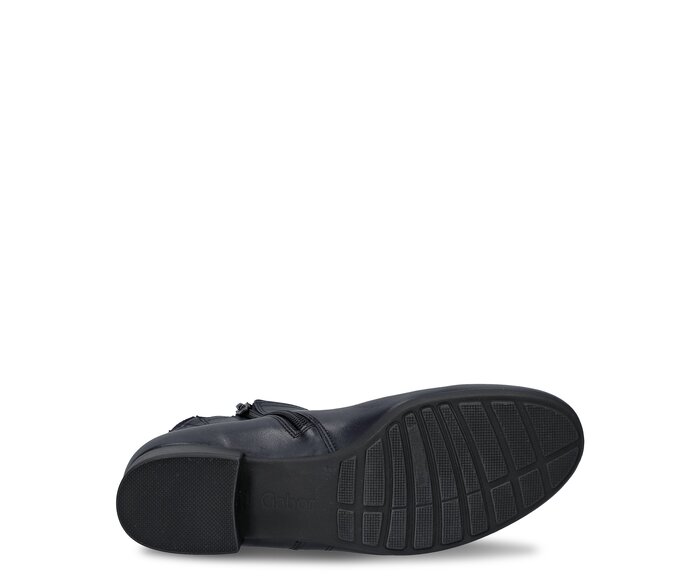 Gabor Sportliche Stiefelette Blau - Glattleder