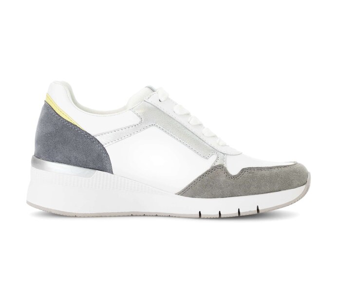 Gabor Sneaker Low Weiß - Materialmix Leder
