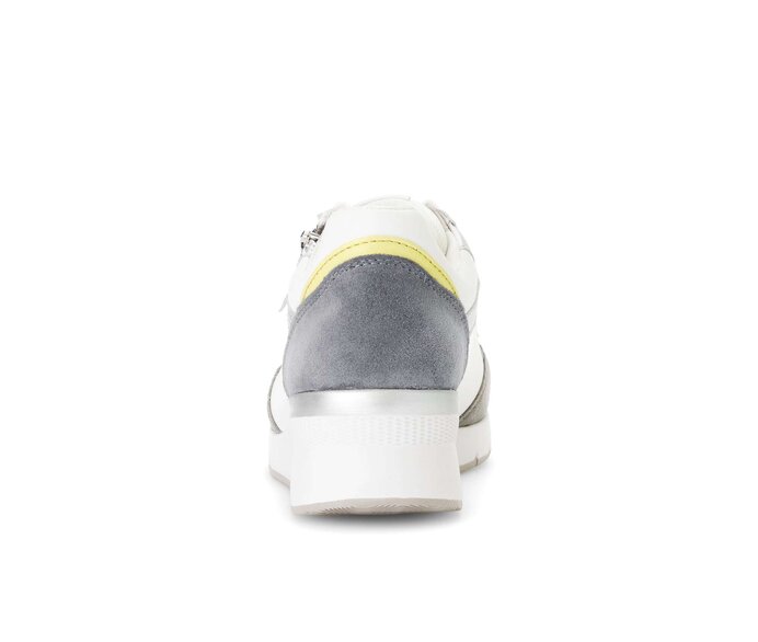 Gabor Sneaker Low Weiß - Materialmix Leder