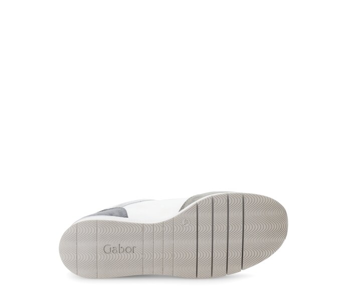 Gabor Sneaker Low Weiß - Materialmix Leder