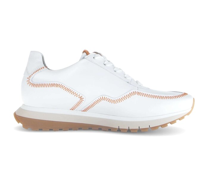 Gabor Sneaker Low Weiß - Materialmix Leder