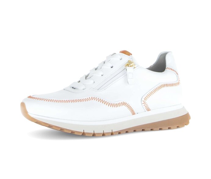 Gabor Sneaker Low Weiß - Materialmix Leder