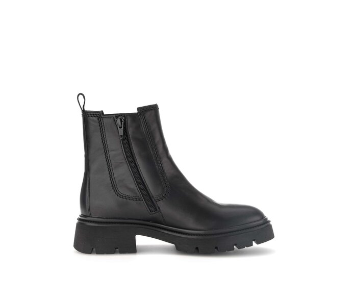Gabor Chelsea Boot Schwarz - Glattleder