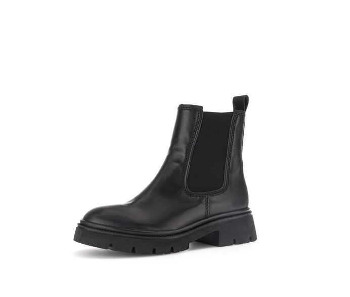 Gabor Chelsea Boot Schwarz - Glattleder