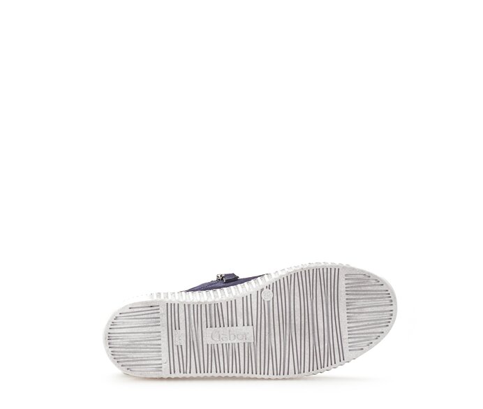Gabor Sneaker Low Blau - Rauleder