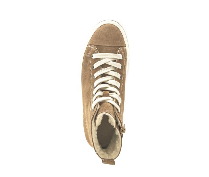 Gabor Sneaker High Braun - Rauleder