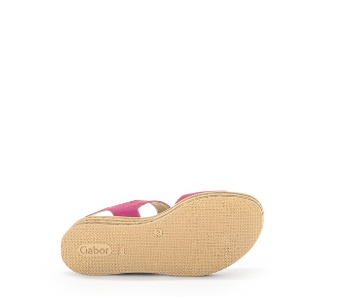 Gabor Plateau Sandale Pink - Rauleder