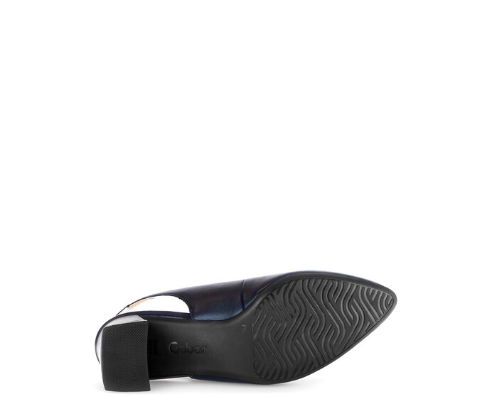 Gabor Slingpumps Blau - Glattleder