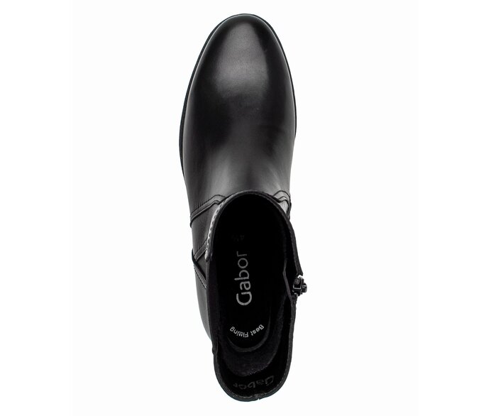 Gabor Chelsea Boot Schwarz - Glattleder
