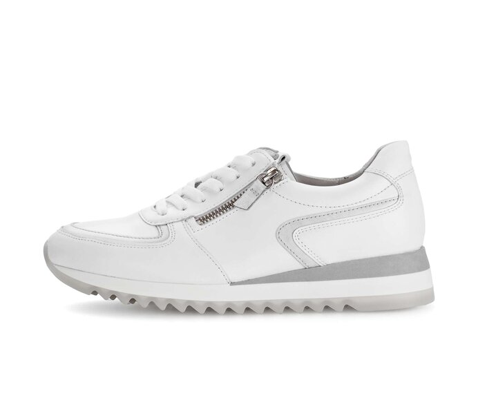 Gabor Sneaker Low Weiß - Glattleder
