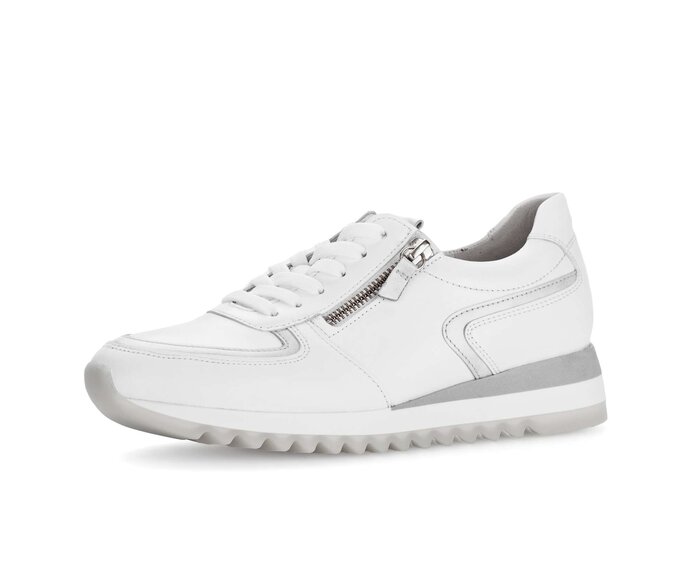 Gabor Sneaker Low Weiß - Glattleder