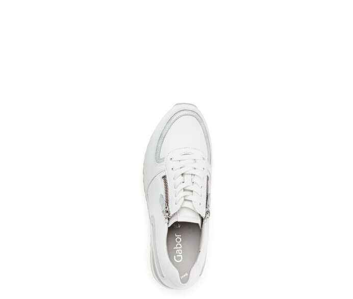 Gabor Sneaker Low Weiß - Glattleder