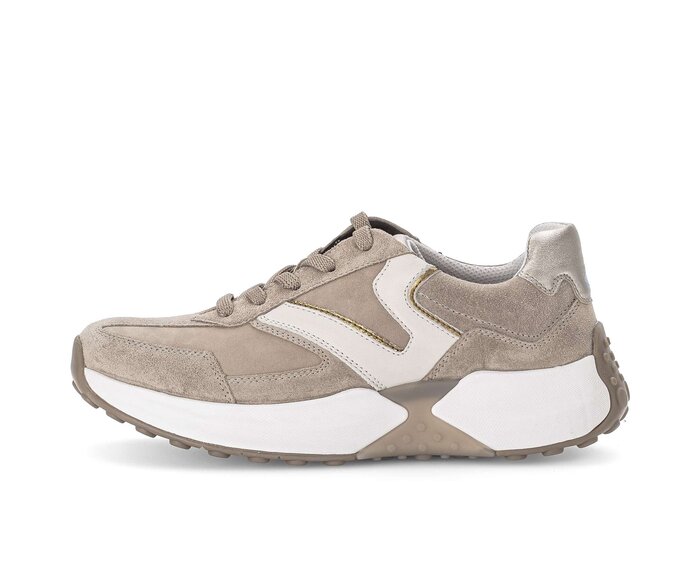 Gabor Sneaker Low Beige - Rauleder