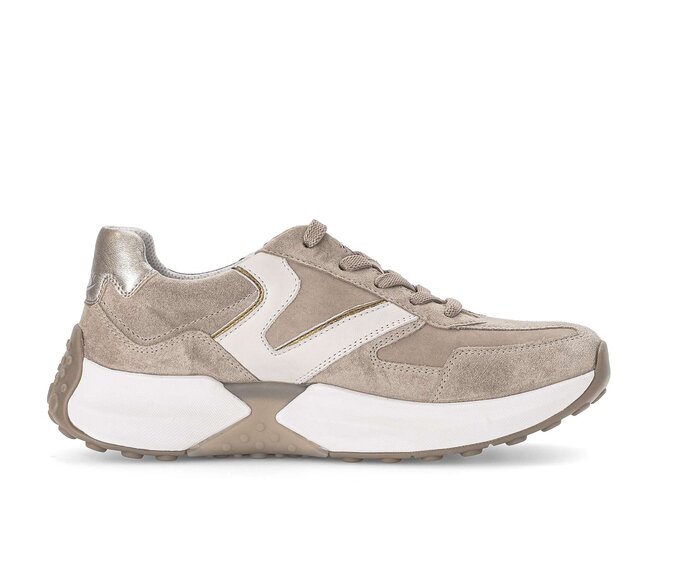 Gabor Sneaker Low Beige - Rauleder