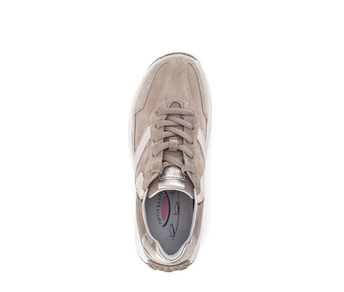 Gabor Sneaker Low Beige - Rauleder